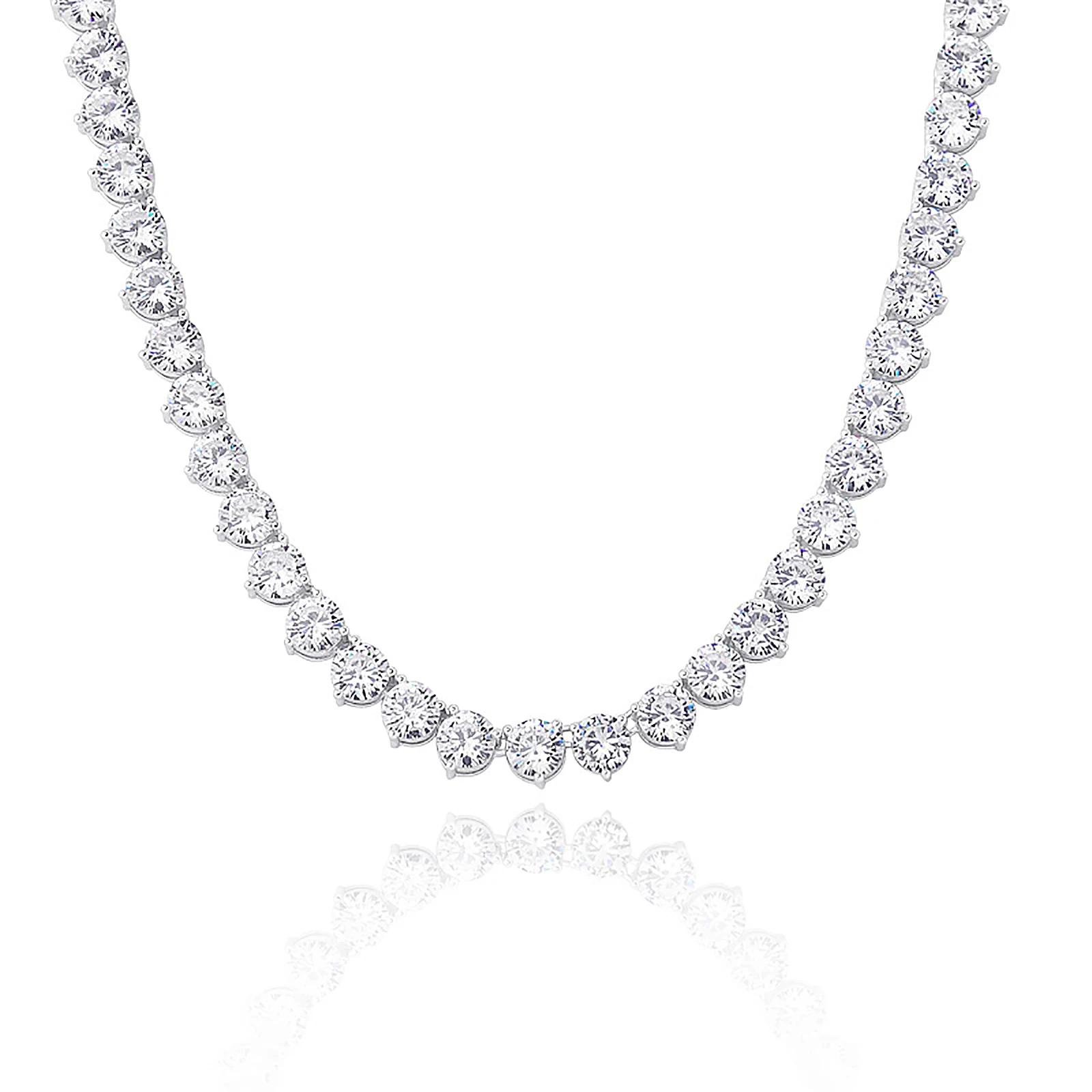 KOSE 18K White Gold Plated Cubic Zirconia Tennis Necklace for Women Gold Tennis Chain for men 3.5 mm Faux Diamond Choker 18 In
KOSE 18K White Gold Plated Cubic Zirconia Tennis Necklace for Women Gold Tennis Chain for men 3.5 mm Faux Diamond Choker 18 In