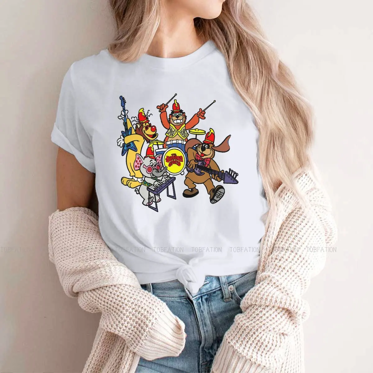 Happy 4XL TShirt The Banana Splits Cartoon Printing Tops Comfortable T Shirt Female Short Sleeve Unique
Happy 4XL TShirt The Banana Splits Cartoon Printing Tops Comfortable T Shirt Female Short Sleeve Unique