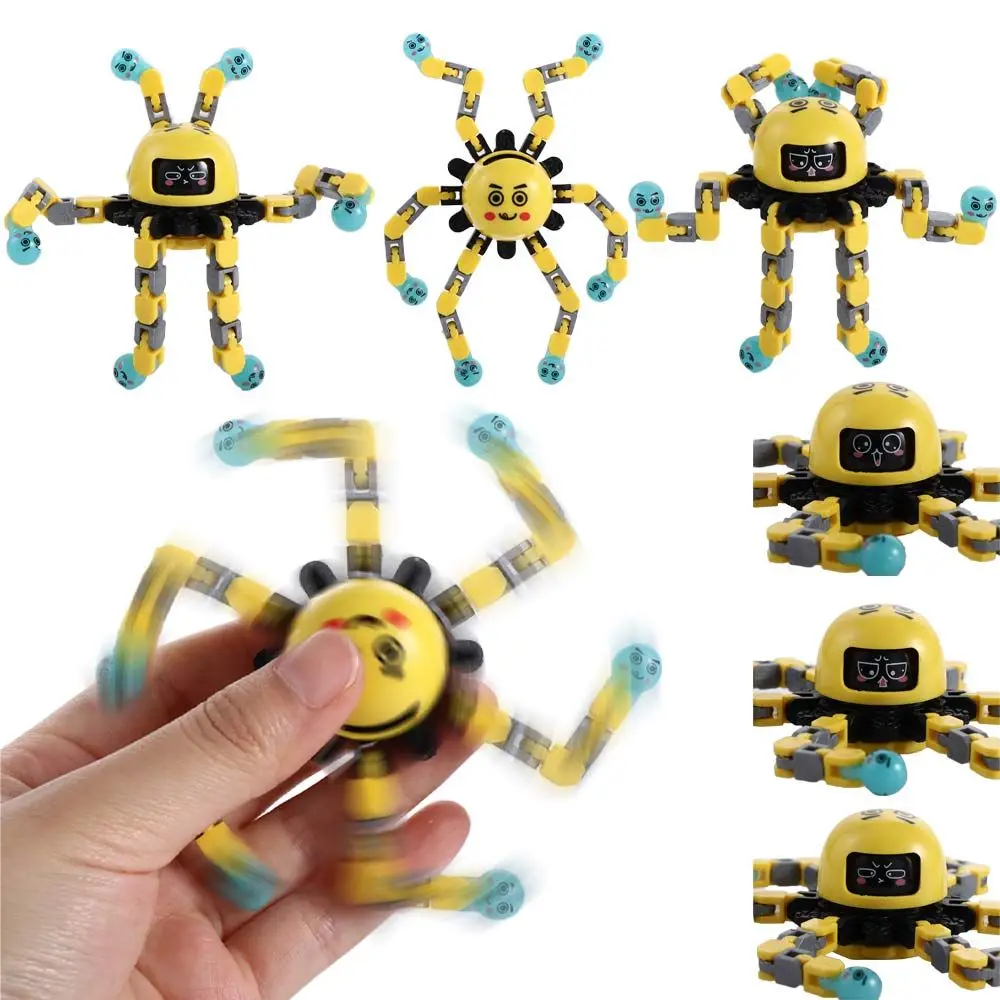 Fidget Spinner Top DIY Hand Spinner Toy Deform Chain Fidget Gyroscope for Kids Adult Stress Relief Decompression Fingertip Toy
Fidget Spinner Top DIY Hand Spinner Toy Deform Chain Fidget Gyroscope for Kids Adult Stress Relief Decompression Fingertip Toy