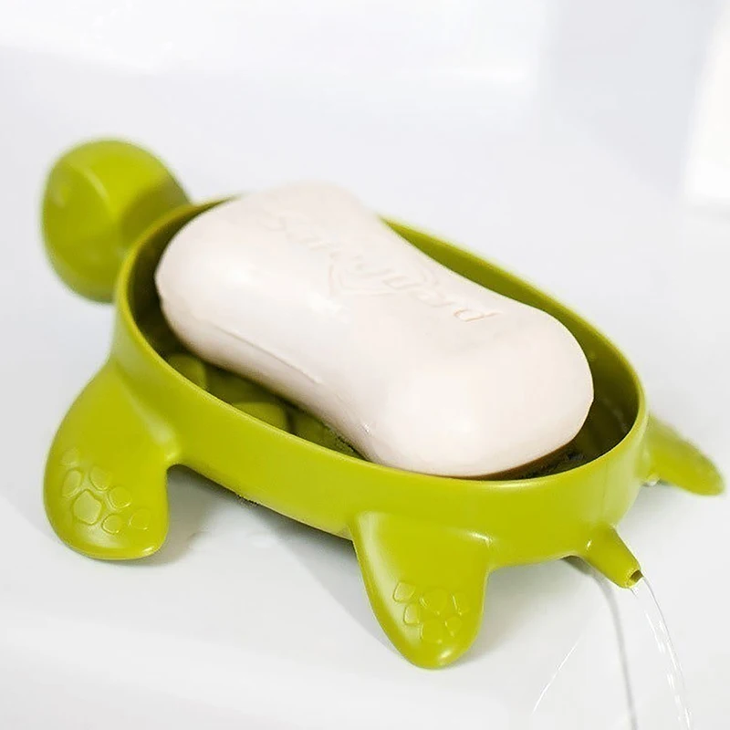 Turtles Shape Soap Box Drain Soap Holder Box Bathroom Shower Soap Holder Sponge Storage Plate Tray
Turtles Shape Soap Box Drain Soap Holder Box Bathroom Shower Soap Holder Sponge Storage Plate Tray