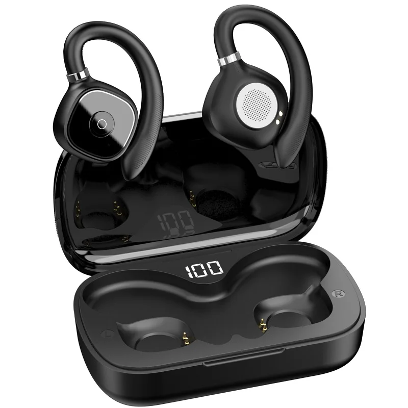 TWS Bluetooth 5.3 Earphones WIth Mic Wireless Headphones HiFi Stereo Ear Hook Earbuds Noise Reduction Sports Waterproof Headsets
TWS Bluetooth 5.3 Earphones WIth Mic Wireless Headphones HiFi Stereo Ear Hook Earbuds Noise Reduction Sports Waterproof Headsets