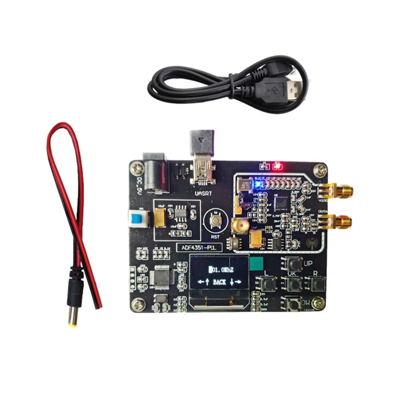 1 комплект ADF4351, Частотный подметальный аппарат STM32, однокристальный, фазоблокированный, петля, Бортовой модуль (черный)
1 комплект ADF4351, Частотный подметальный аппарат STM32, однокристальный, фазоблокированный, петля, Бортовой модуль (черный)