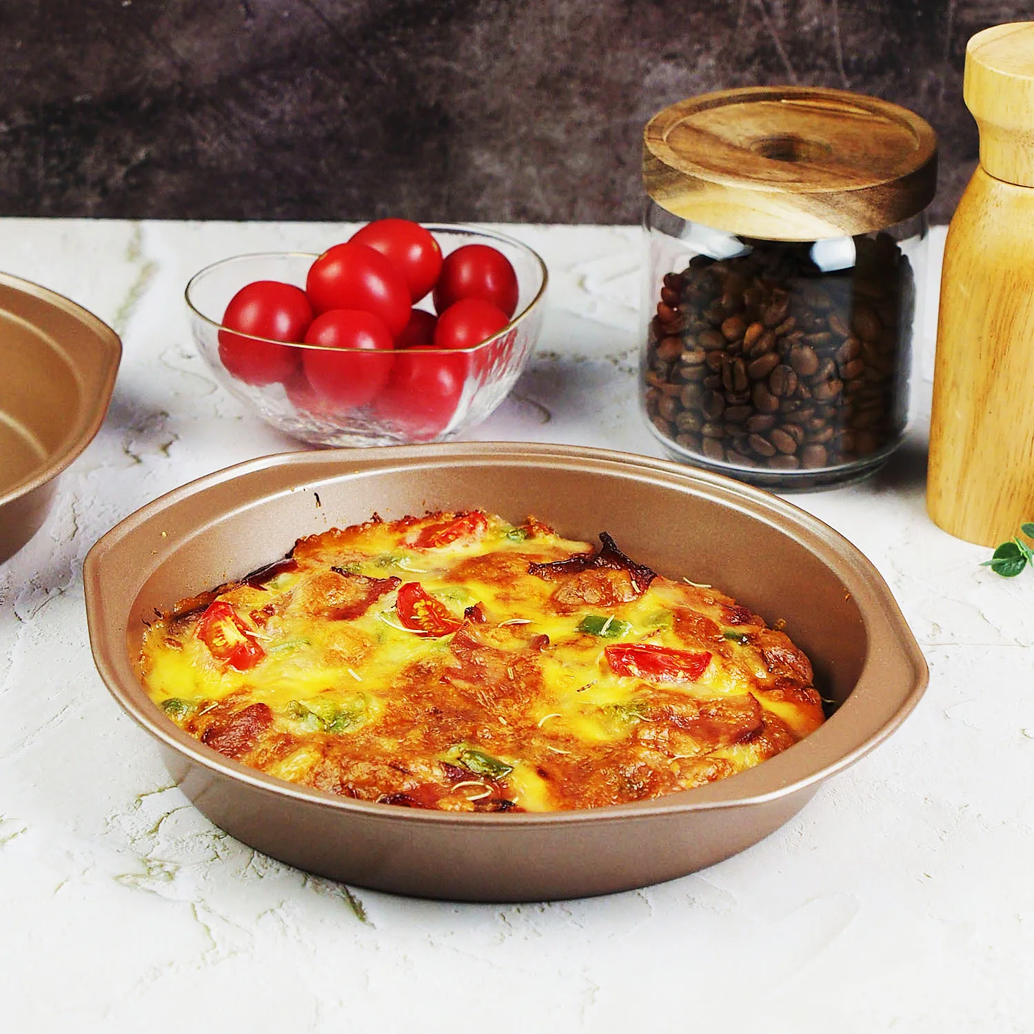 9INCH Circle Round Baking Tray Non-stick Stainless Steel Pizza Pan Cake Tools Golden Metal Cake Mold Pizza Mould Pancake Maker
9INCH Circle Round Baking Tray Non-stick Stainless Steel Pizza Pan Cake Tools Golden Metal Cake Mold Pizza Mould Pancake Maker