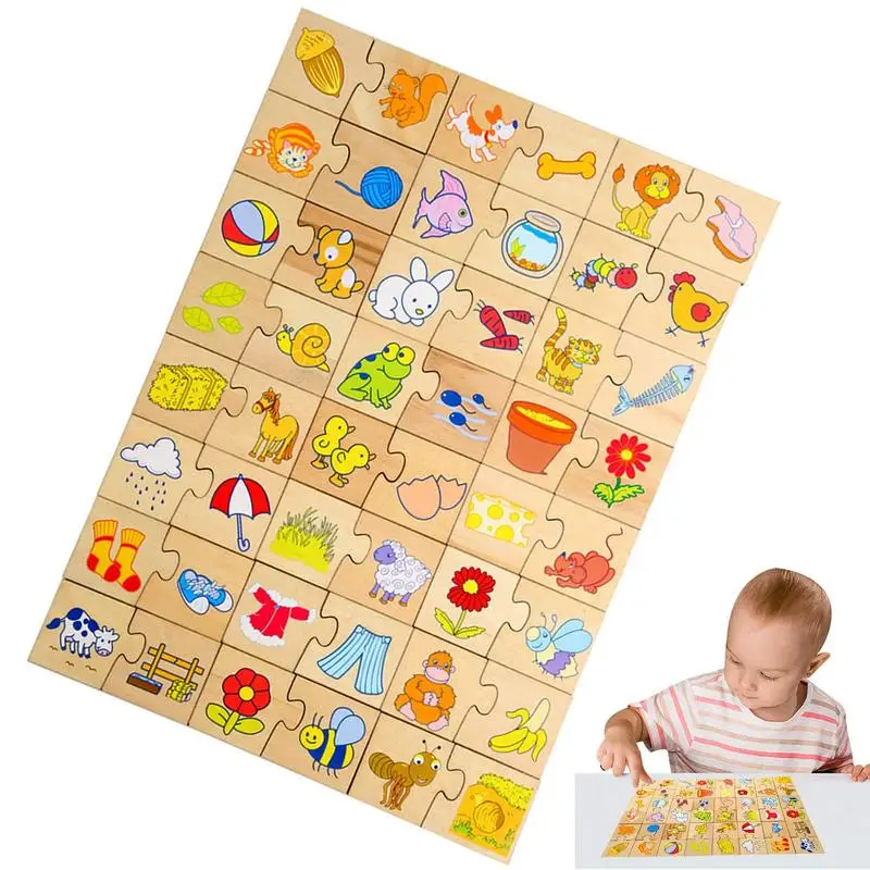 Animal Matching Puzzle Toddler Match Board Game Wooden Animal Puzzles Educational Learning Toys For Toddlers Kids Over 3
Animal Matching Puzzle Toddler Match Board Game Wooden Animal Puzzles Educational Learning Toys For Toddlers Kids Over 3