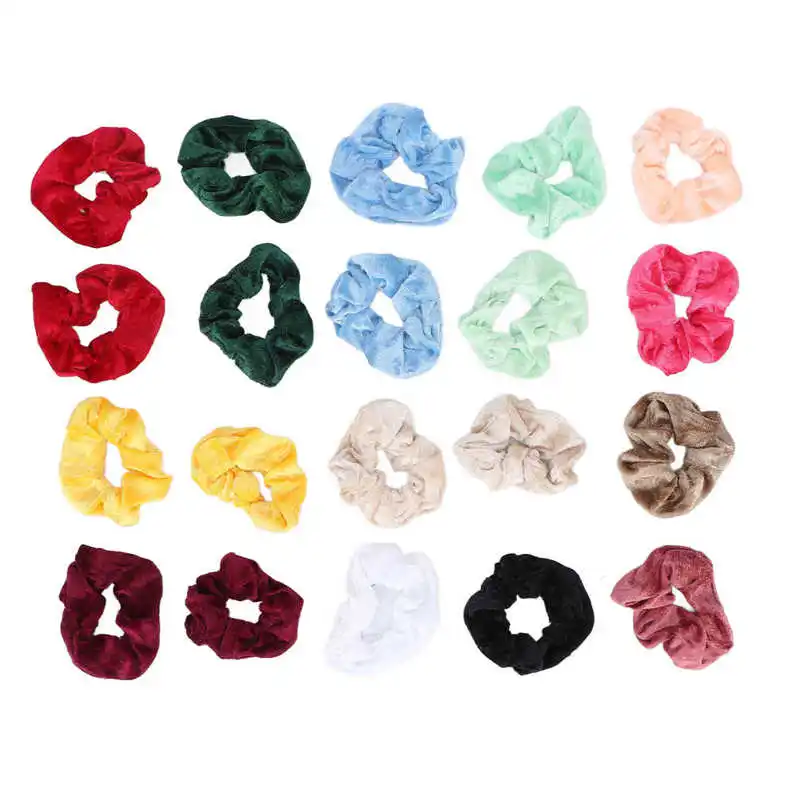 Hair Elastic Scrunchy Elegant Good Elasticity Perfect Size Attractive Cloth Hair Scrunchies Mixed Color for Daily Use
Hair Elastic Scrunchy Elegant Good Elasticity Perfect Size Attractive Cloth Hair Scrunchies Mixed Color for Daily Use