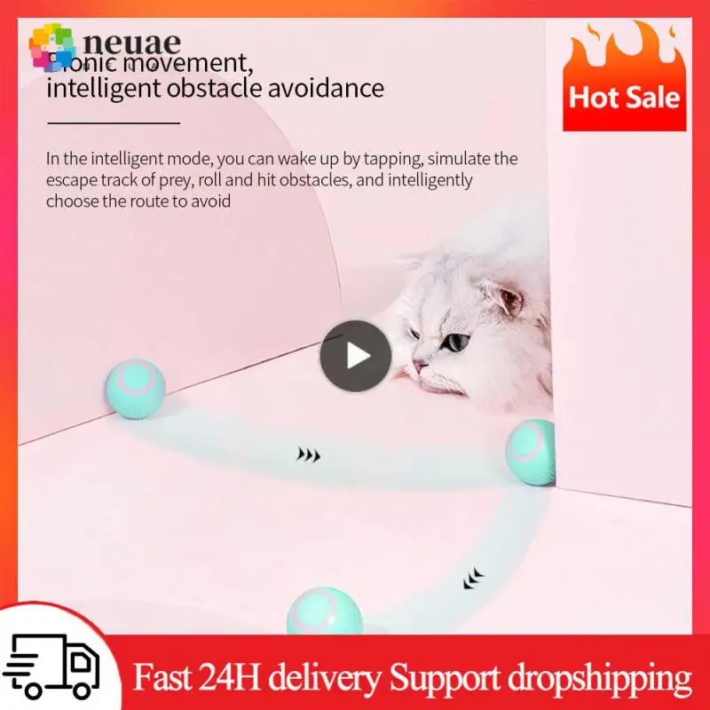 

1~5PCS Intelligent For Cats Training Gravity Rolling Balls Long Lasting Cat Tease Ball Bite Resistance High Guality 43mm