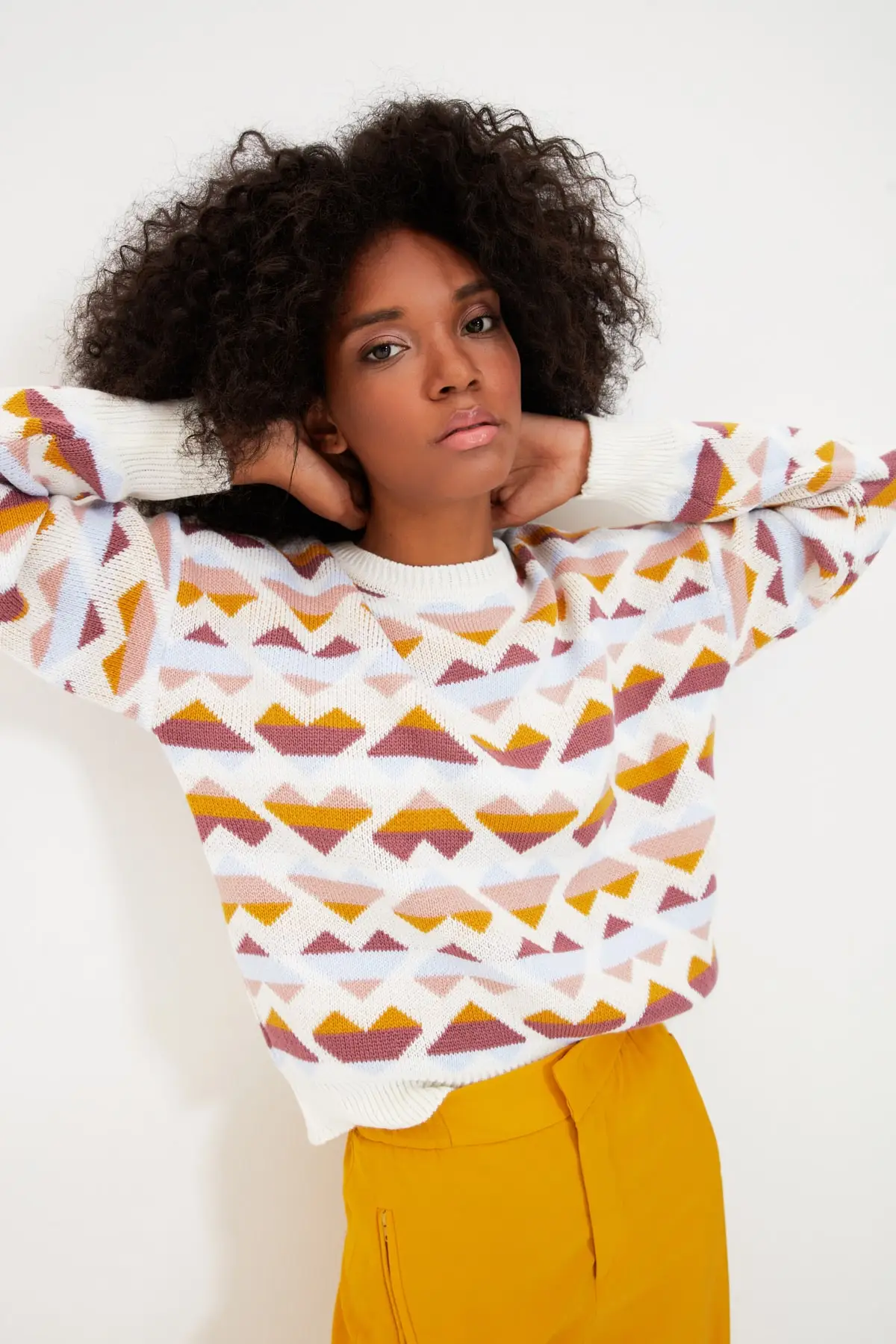 Trendyol Jakarlı Knitwear Sweater 2021 Winter Autumn Spring Fashion Thick Casual Women Top Outfit Stylish Colorful TWOAW22KZ0759
Trendyol Jakarlı Knitwear Sweater 2021 Winter Autumn Spring Fashion Thick Casual Women Top Outfit Stylish Colorful TWOAW22KZ0759