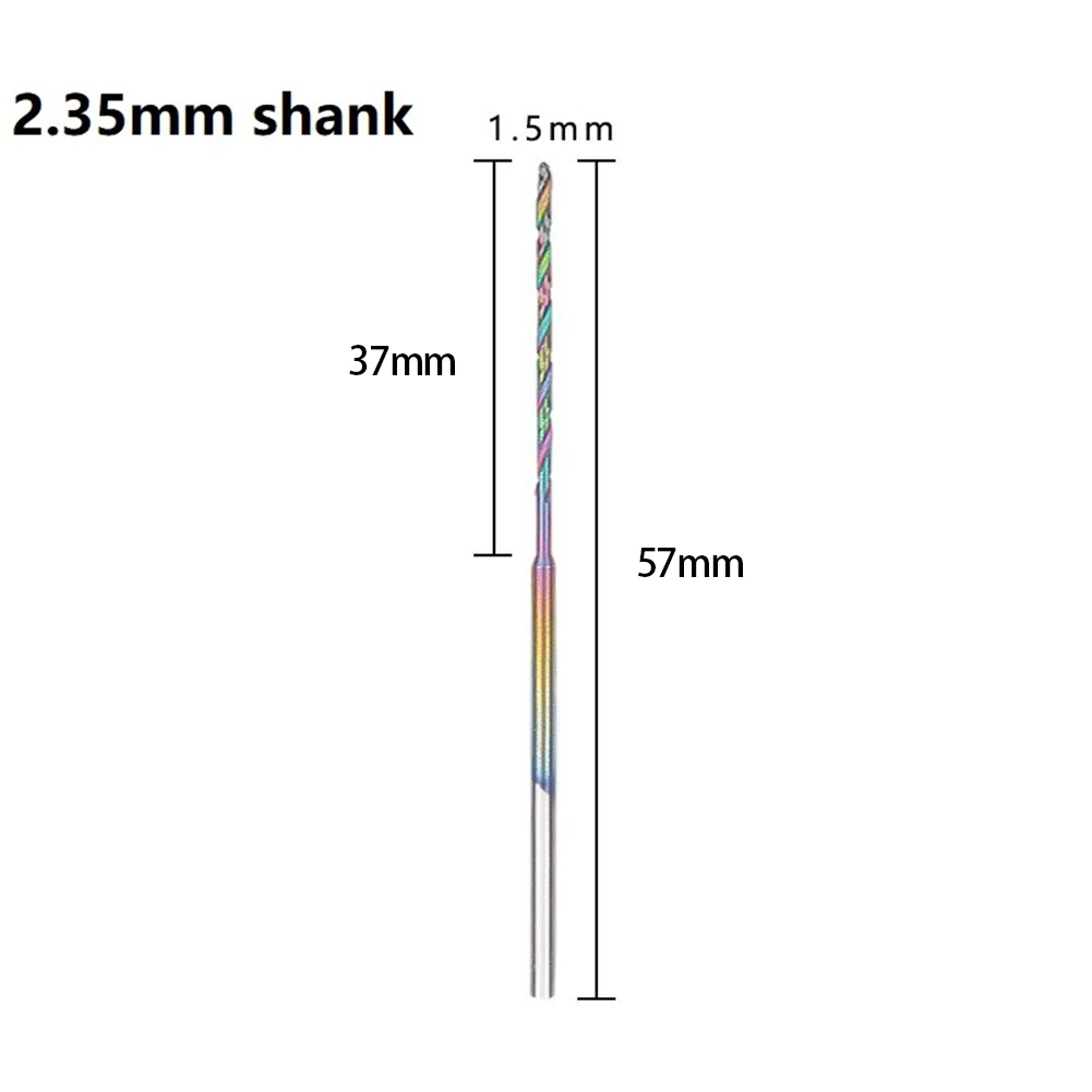 0.8-2mm Quenched Drill Bit 2.35mm Shank Twist Drill Bit Lengthen Bead Punching Needle For 204 Teeth Electronic Engraving Machine
0.8-2mm Quenched Drill Bit 2.35mm Shank Twist Drill Bit Lengthen Bead Punching Needle For 204 Teeth Electronic Engraving Machine
