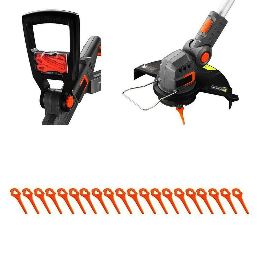 20/100pcs Blades For FUXTEC FX-E1RT20 Cordless Grass Trimmer X High Quality Durable Plastic Blade Lawn Mower Accessories
20/100pcs Blades For FUXTEC FX-E1RT20 Cordless Grass Trimmer X High Quality Durable Plastic Blade Lawn Mower Accessories