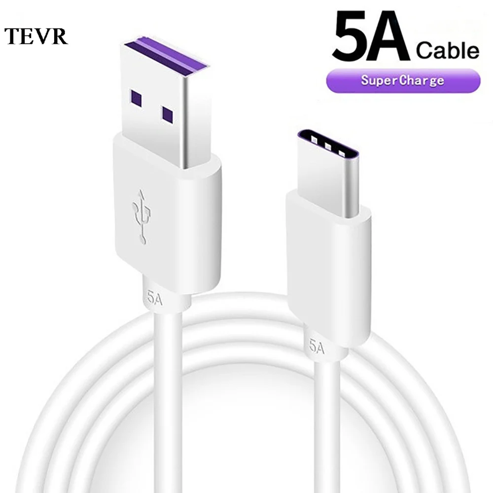 Fast Charge 5A USB Type C Cable For Samsung S20 S9 S8 Xiaomi Huawei P30 Pro Mobile Phone Charging Wire White Blcak Cable
Fast Charge 5A USB Type C Cable For Samsung S20 S9 S8 Xiaomi Huawei P30 Pro Mobile Phone Charging Wire White Blcak Cable