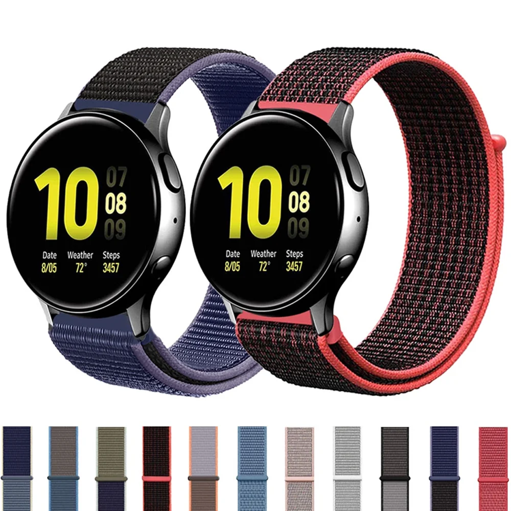 20mm 22mm Nylon Band For Samsung Galaxy Watch 4 5 pro 45mm active 2 Gear S3 Frontier correa Bracelet Huawei GT 2 2e 3 pro strap
20mm 22mm Nylon Band For Samsung Galaxy Watch 4 5 pro 45mm active 2 Gear S3 Frontier correa Bracelet Huawei GT 2 2e 3 pro strap