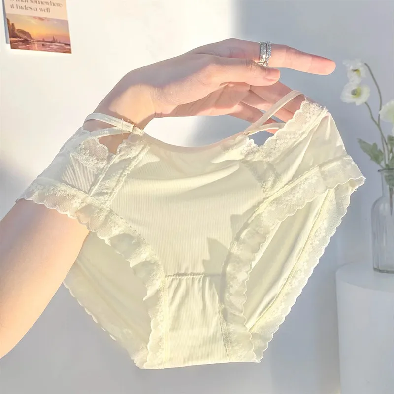 Women's Cotton Underwear Sexy Lattice Panties Fashion Seamless Comfort Briefs Plus Size High Waist Underpants Female Lingerie
Women's Cotton Underwear Sexy Lattice Panties Fashion Seamless Comfort Briefs Plus Size High Waist Underpants Female Lingerie