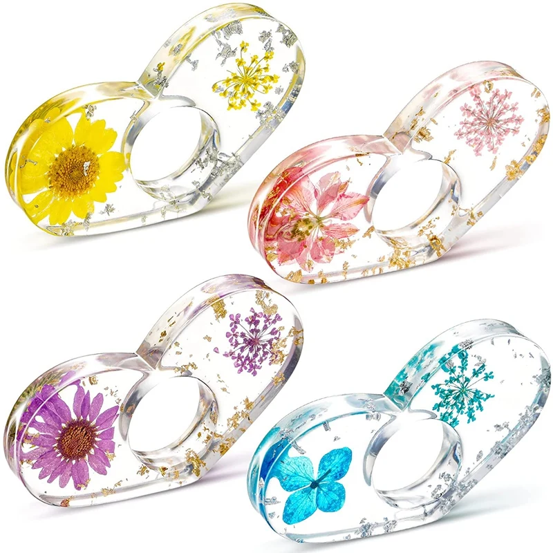 4 Pcs Dried Flower Resin Thumb Book Holder-Handmade Resin Holders Light Weight Book Opener Bookmarks (Love Style) 
4 Pcs Dried Flower Resin Thumb Book Holder-Handmade Resin Holders Light Weight Book Opener Bookmarks (Love Style)