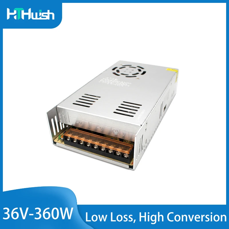 

Power Supply AC DC 220V To 36V 10A 360W Switch LED Power Supply Transformers Adapter Suitable for 5050 2835 2812 LED Strips，Etc.