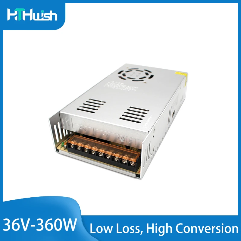 Power Supply AC DC 220V To 36V 10A 360W Switch LED Power Supply Transformers Adapter Suitable for 5050 2835 2812 LED Strips,Etc.
Power Supply AC DC 220V To 36V 10A 360W Switch LED Power Supply Transformers Adapter Suitable for 5050 2835 2812 LED Strips,Etc.
