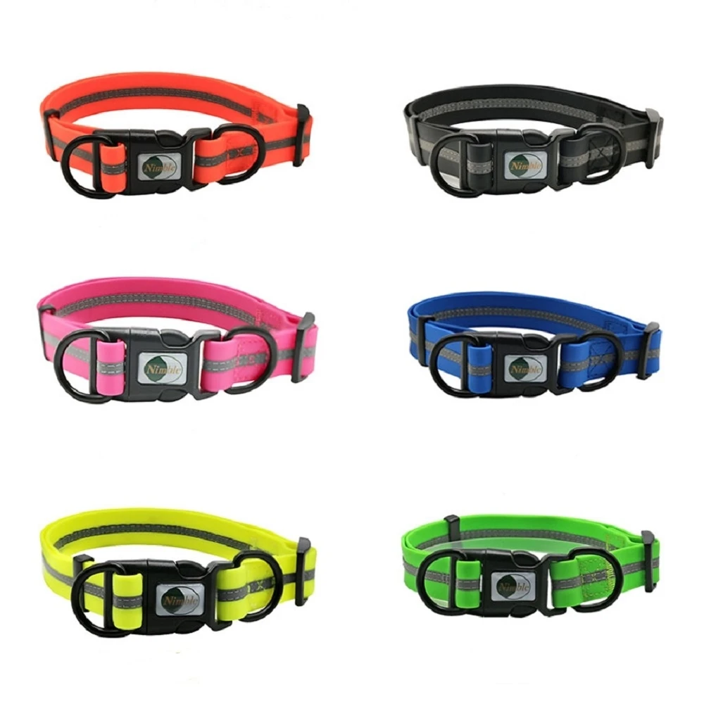 Reflective Soft PVC Pet Dog Collars 6 Colors Anti-Dirty Waterproof Easy to Clean for Large Medium Small Dogs Puppy Shepherd Dogs
Reflective Soft PVC Pet Dog Collars 6 Colors Anti-Dirty Waterproof Easy to Clean for Large Medium Small Dogs Puppy Shepherd Dogs