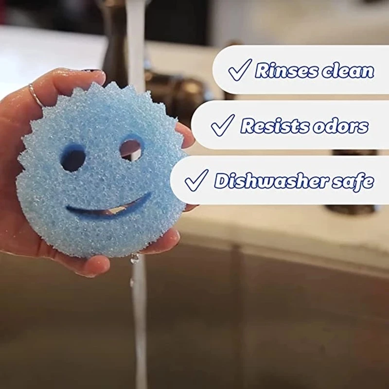 1/3Pcs Washing Dishes Sponge Kitchen Cleaning Tools Smiley Magic Dishwashing Sponges Scouring Oil Absorbing Sponge Scouring Pads
1/3Pcs Washing Dishes Sponge Kitchen Cleaning Tools Smiley Magic Dishwashing Sponges Scouring Oil Absorbing Sponge Scouring Pads