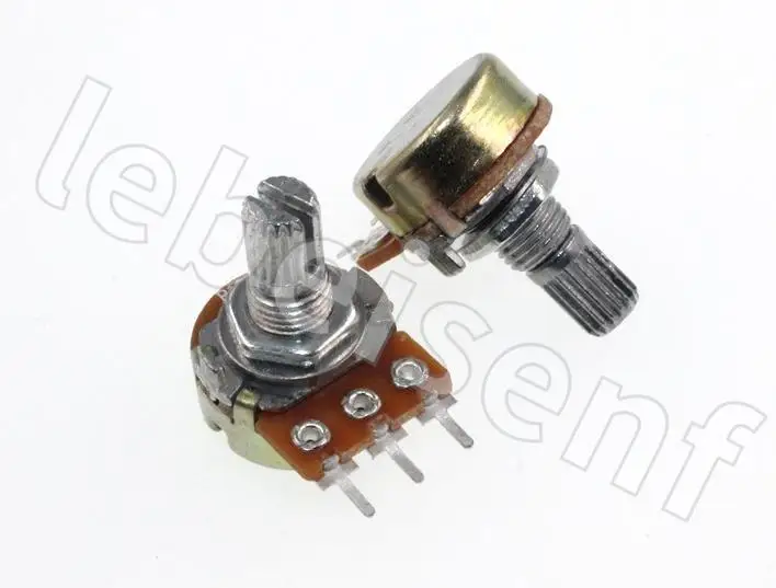 10pcs WH148 single potentiometer handle length 15MM 3 feet B100K audio amplifier volume adjustable resistance short handle
10pcs WH148 single potentiometer handle length 15MM 3 feet B100K audio amplifier volume adjustable resistance short handle