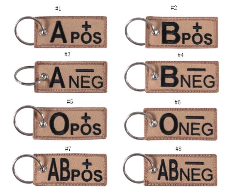 100 шт./лот оптовая продажа брелок с вышивкой в виде крови группа крови тактический военный аварийный брелок брелки
100 шт./лот оптовая продажа брелок с вышивкой в виде крови группа крови тактический военный аварийный брелок брелки