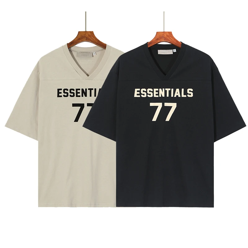 New Designer ESSENTIALS T-shirt Loose Rubber Letter logo Ovesized Short Sleeve Unisex 100% Cotton Sports Tees men and women
New Designer ESSENTIALS T-shirt Loose Rubber Letter logo Ovesized Short Sleeve Unisex 100% Cotton Sports Tees men and women