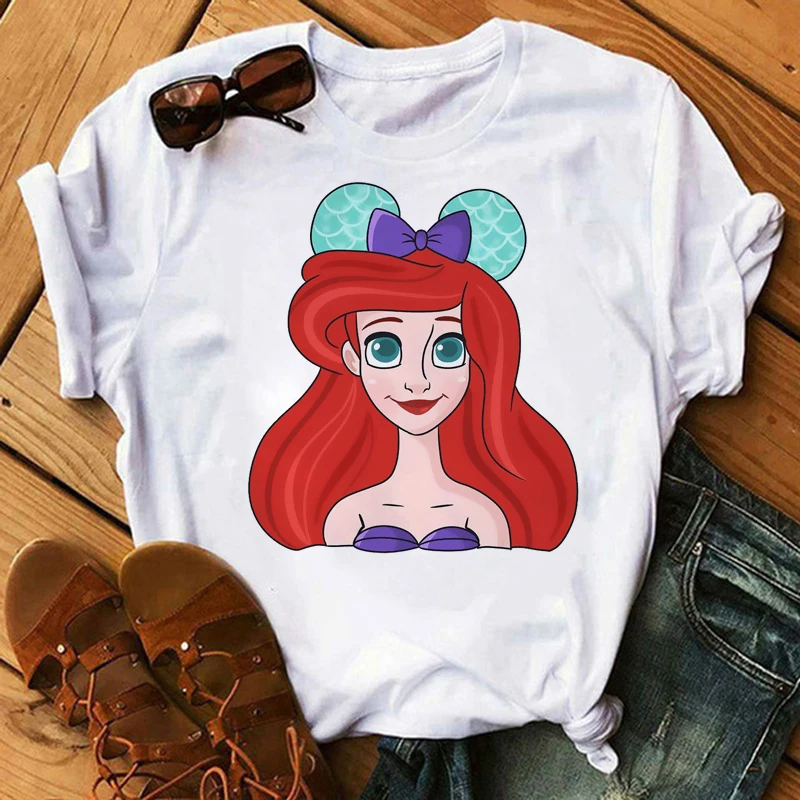 Women Cartoon Snow White Graphic Tees Grunge Unisex Harajuku T-shirt FemaleKawaii Disney Mickey Ears Princess T Shirt
Women Cartoon Snow White Graphic Tees Grunge Unisex Harajuku T-shirt FemaleKawaii Disney Mickey Ears Princess T Shirt