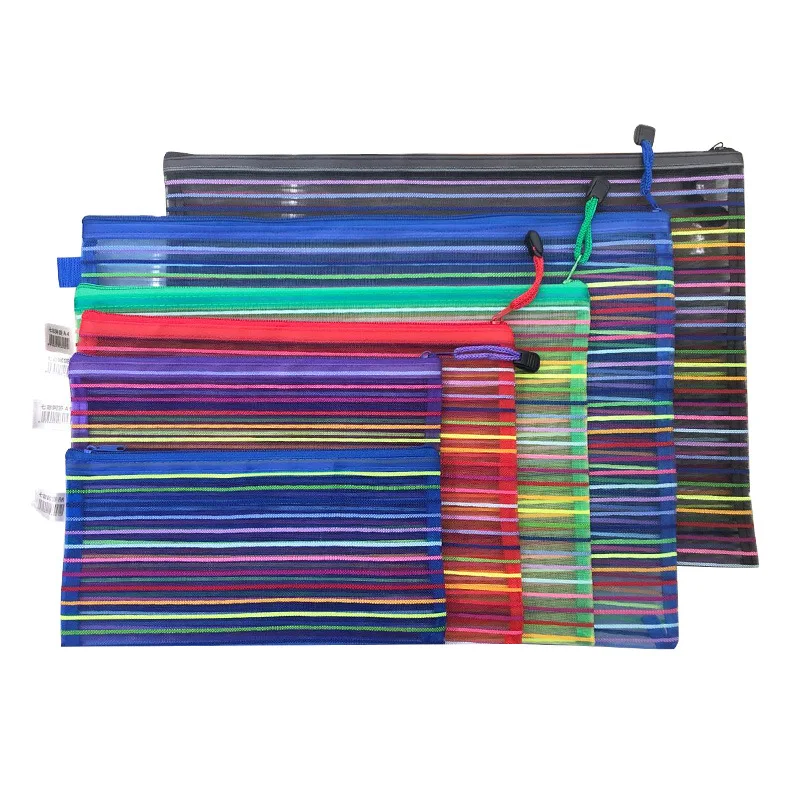 Student Pencil Case stationery bag storage bag classification bag creative stripe file bag office supplies
Student Pencil Case stationery bag storage bag classification bag creative stripe file bag office supplies