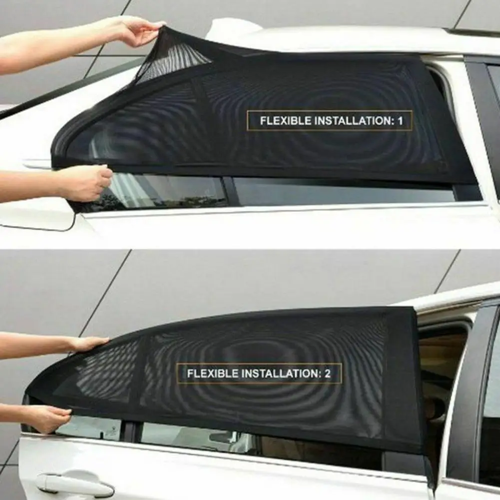 2pcs Car Window Screen Door Covers Front Rear Side Window UV Sunshine Cover Shade Mesh Car Mosquito Net For Baby Child
2pcs Car Window Screen Door Covers Front Rear Side Window UV Sunshine Cover Shade Mesh Car Mosquito Net For Baby Child