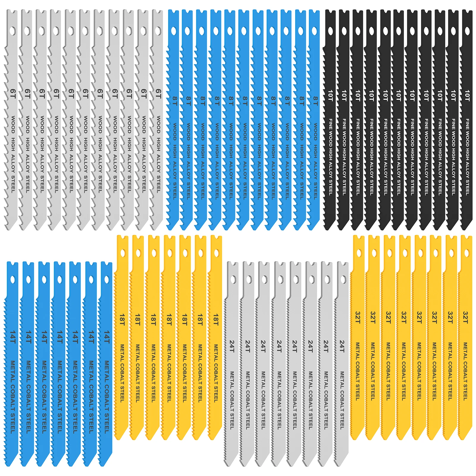 63 шт., набор лезвий для пилы из высокоуглеродистой стали
63 шт., набор лезвий для пилы из высокоуглеродистой стали