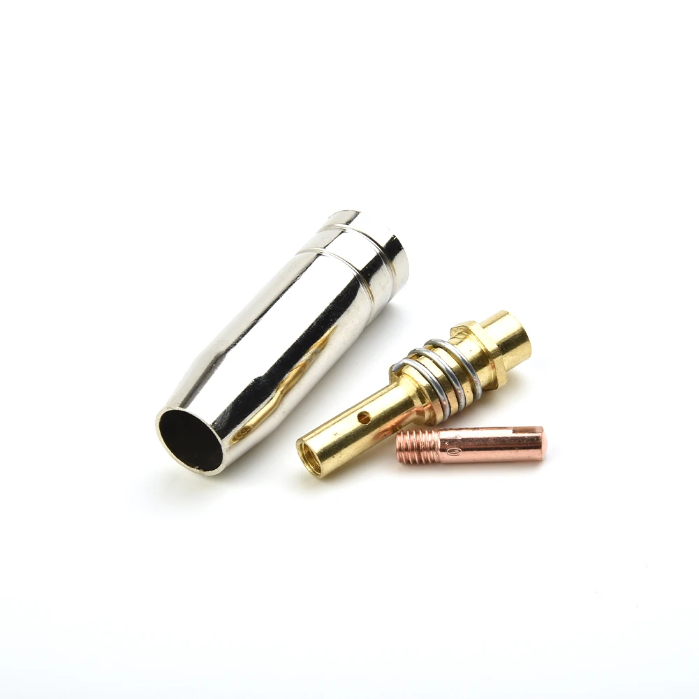 High Quality 3pcs Welding Torch Air Cooled MB 15AK Contact Tip Holder Gas Nozzle Accessories Welding Materials NEW
High Quality 3pcs Welding Torch Air Cooled MB 15AK Contact Tip Holder Gas Nozzle Accessories Welding Materials NEW