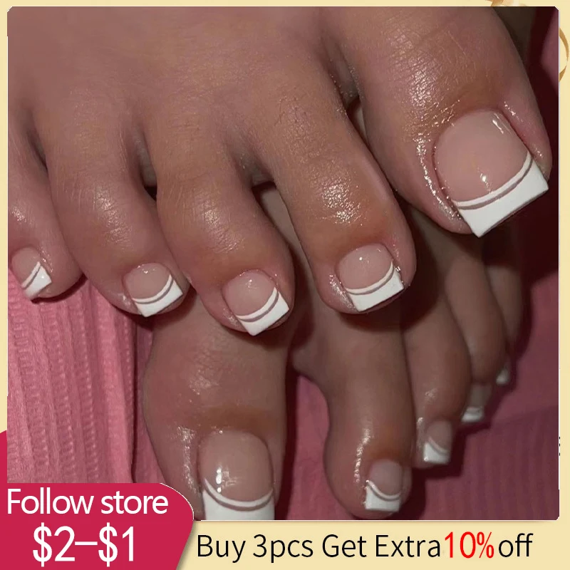 24pcs Glitter Diamond Seamless Removable Fake Toe Nails Reusable Acrylic Press On Nail Tips Full Cover Waterproof False Toenails
24pcs Glitter Diamond Seamless Removable Fake Toe Nails Reusable Acrylic Press On Nail Tips Full Cover Waterproof False Toenails