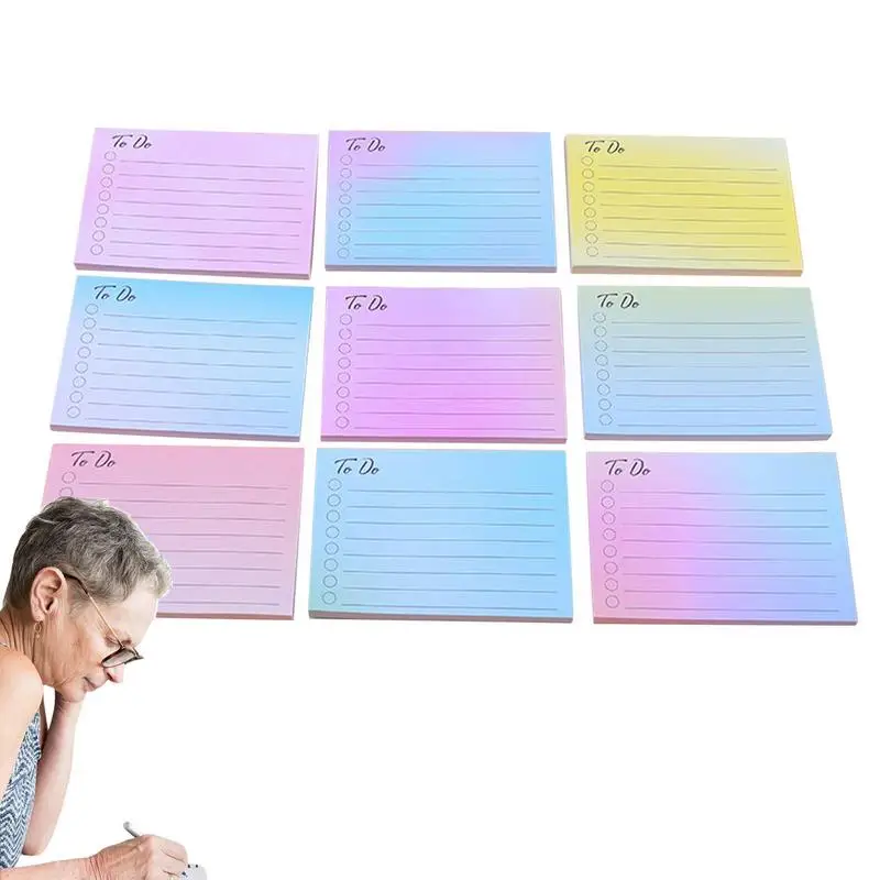 Planner Sticky Notes 9pcs 450 Sheets Adhesive Lined Planning Pad Notebook Writing Pad For Office School Home Classroom Company
Planner Sticky Notes 9pcs 450 Sheets Adhesive Lined Planning Pad Notebook Writing Pad For Office School Home Classroom Company