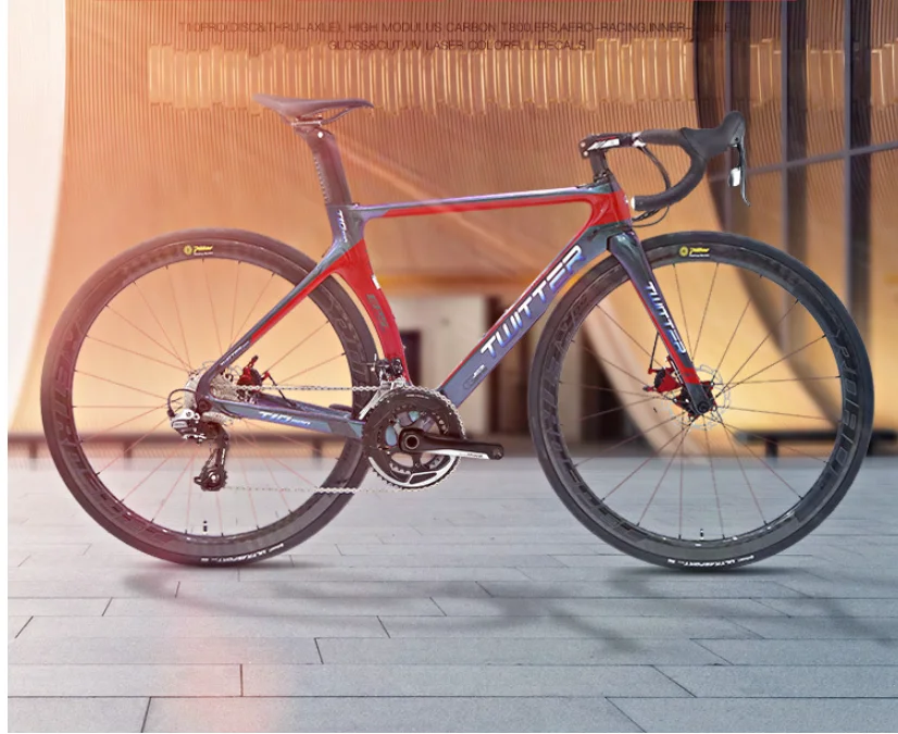 TWITTER gravel bike T10 RS-22S disc brake Carbon Fiber Road Bike700C Off-Road Competition велосипед bicicletas bycycle for men
TWITTER gravel bike T10 RS-22S disc brake Carbon Fiber Road Bike700C Off-Road Competition велосипед bicicletas bycycle for men
