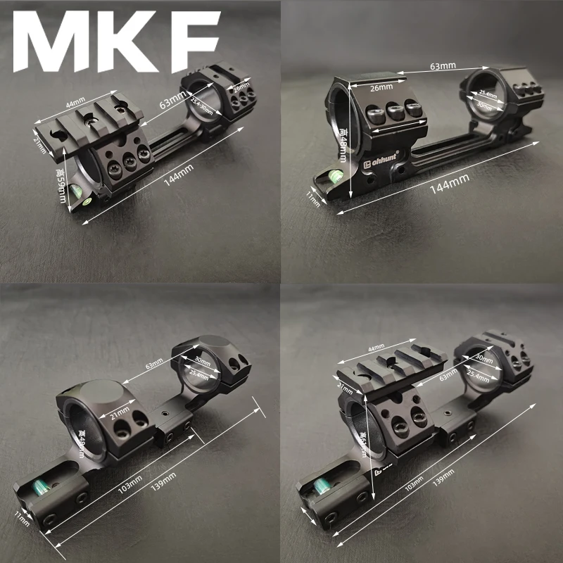 

Cantilever Rifle Scope Mount Rings High Profile Picatinny Rail Base Super Precision 25.4/30mm Weapons Accessory Gun Sight