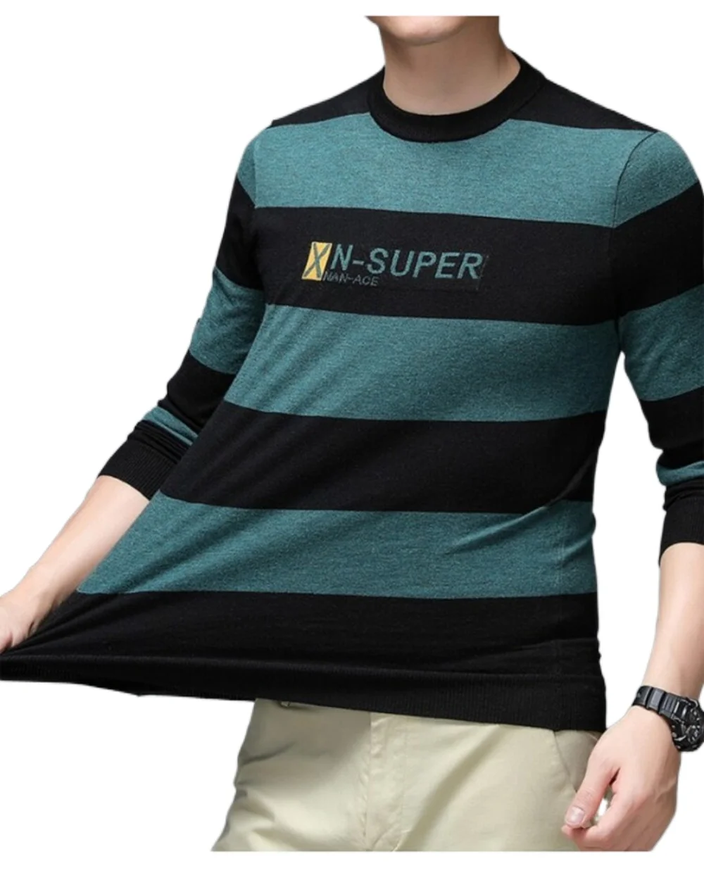 High Quality Mens New Casual Lapel Long Sleeve O-neck Shirts Breathable Wool Knit Business Tops
High Quality Mens New Casual Lapel Long Sleeve O-neck Shirts Breathable Wool Knit Business Tops