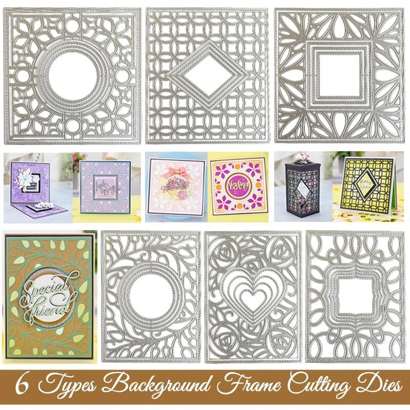 2023 New Background Frame Embossing Stencil Metal Cutting Dies for Card Making Scrapbooking DIY Album Gift Cards Art Decoration
2023 New Background Frame Embossing Stencil Metal Cutting Dies for Card Making Scrapbooking DIY Album Gift Cards Art Decoration