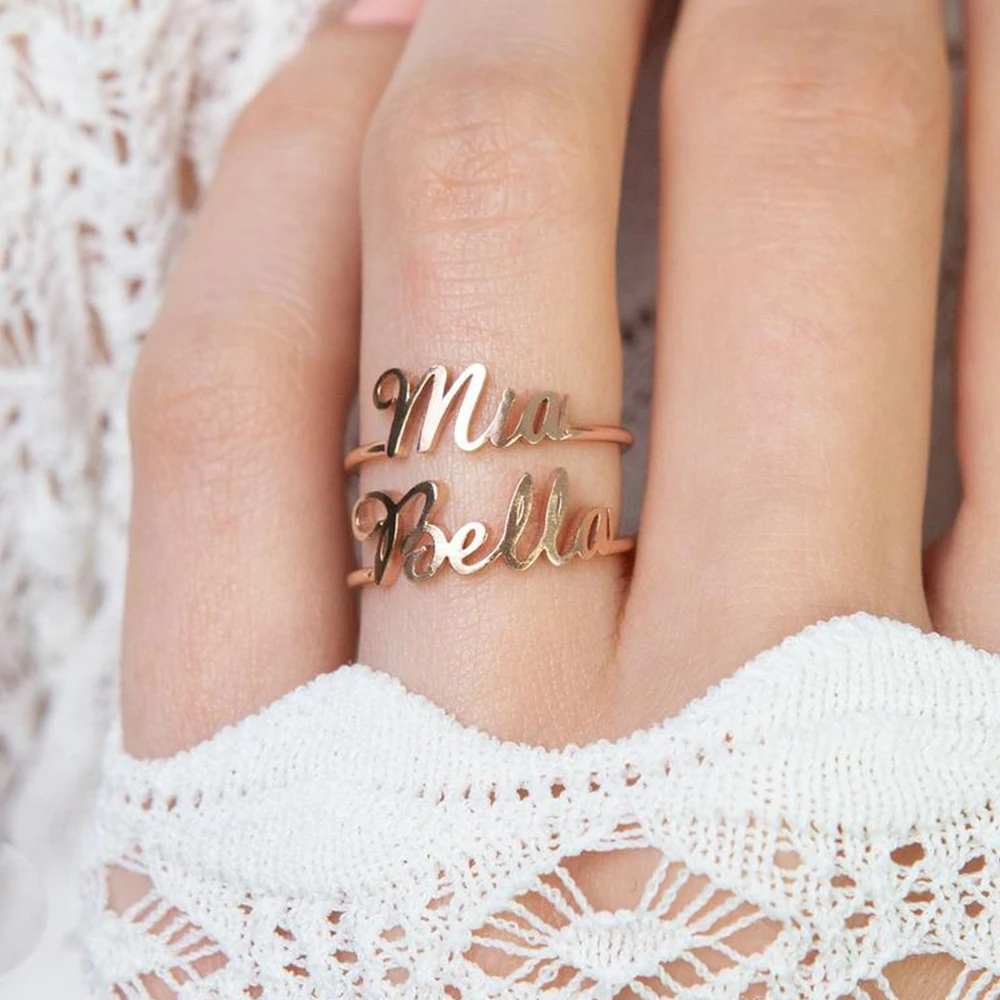 Orazio Customized Name Ring for Women 14K Gold Personalized Letter Stainless Steel Rings Jewelry Support Wholesale Dropshipping
Orazio Customized Name Ring for Women 14K Gold Personalized Letter Stainless Steel Rings Jewelry Support Wholesale Dropshipping