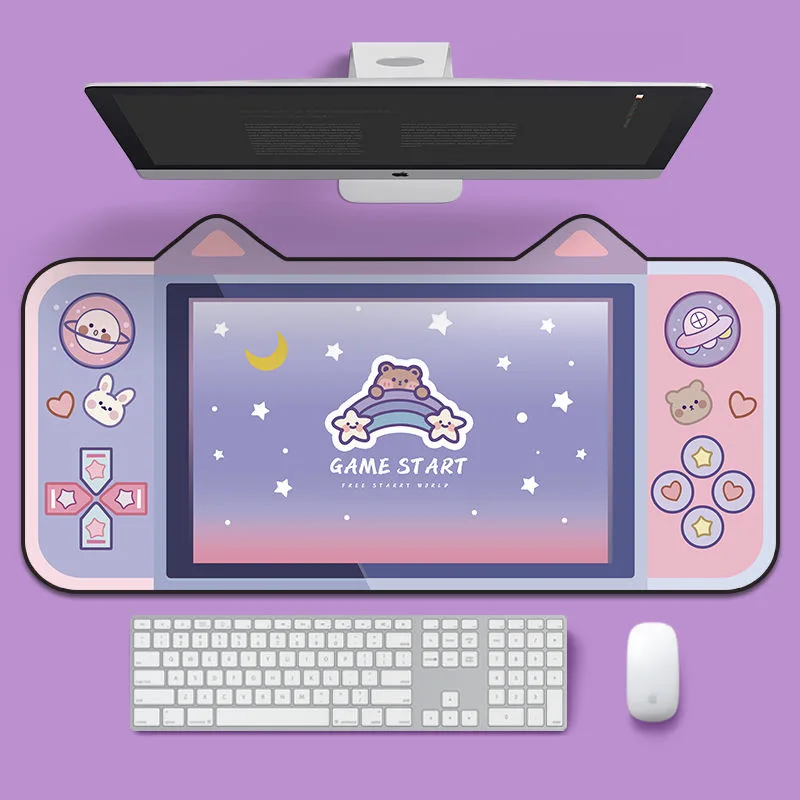 Cartoon Cat Ear Thickened Mouse pad Gaming Keyboard Mouse Mat For Laptop Notebook Gamer pad Anti-slip Natural Rubber Mouse Pad
Cartoon Cat Ear Thickened Mouse pad Gaming Keyboard Mouse Mat For Laptop Notebook Gamer pad Anti-slip Natural Rubber Mouse Pad