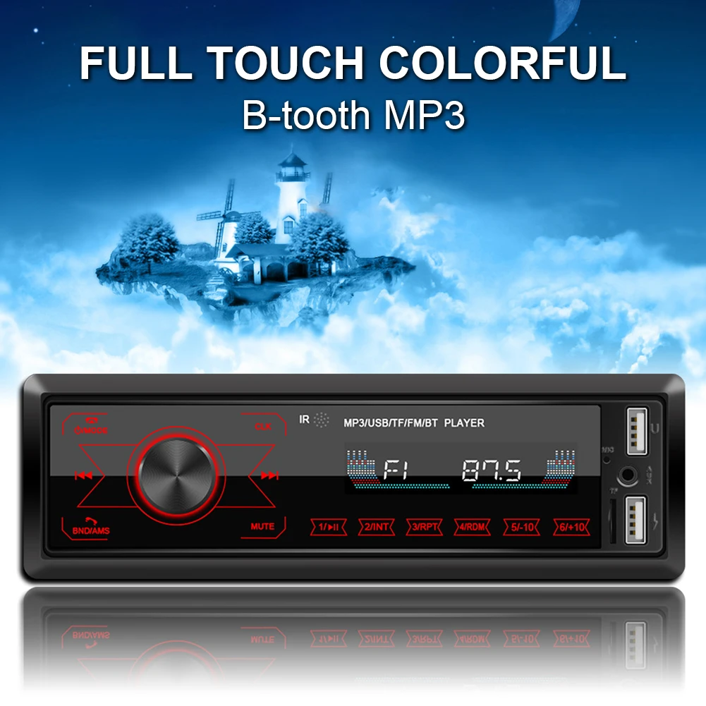 Автомобильный радиоприемник, mp3-плеер с сенсорным экраном, 60Wx4, поддержка USB, TF, AUX
Автомобильный радиоприемник, mp3-плеер с сенсорным экраном, 60Wx4, поддержка USB, TF, AUX