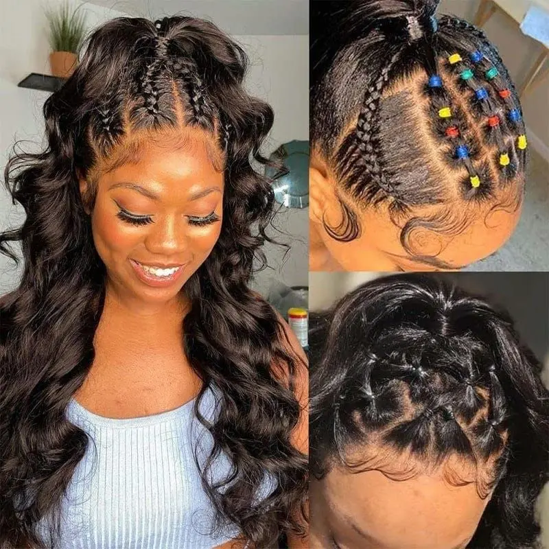 13x4 Transparent Lace Human Hair Wig 100% Human Hair Wigs Bleached Knots Pre Plucked Bling Remy Body Wave Lace Frontal Wig
13x4 Transparent Lace Human Hair Wig 100% Human Hair Wigs Bleached Knots Pre Plucked Bling Remy Body Wave Lace Frontal Wig