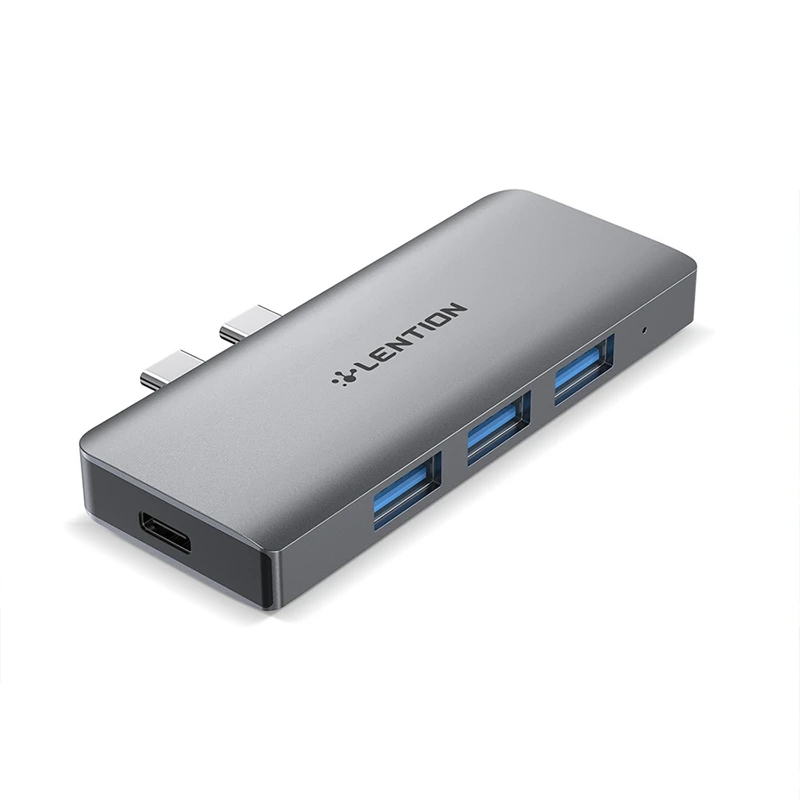 LENTION USB Hub With 100W Power Delivery,3 USB 3.0, SD/Micro-SD/TF Card Reader Adapter For M1 2020 Pro
LENTION USB Hub With 100W Power Delivery,3 USB 3.0, SD/Micro-SD/TF Card Reader Adapter For M1 2020 Pro