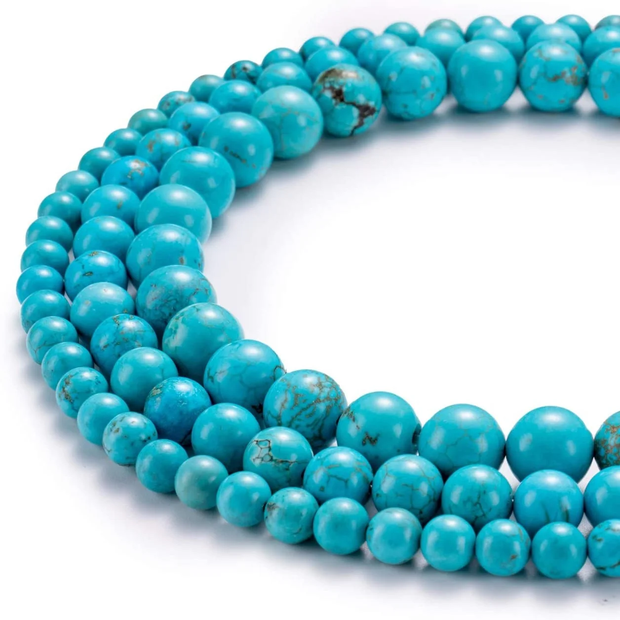 Natural Jewelry Making Round Loose BeadsTurquoise Bead Pick Size 4 6 8 10mm Bracelets for Women
Natural Jewelry Making Round Loose BeadsTurquoise Bead Pick Size 4 6 8 10mm Bracelets for Women