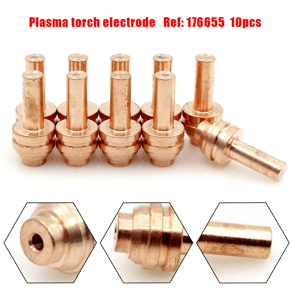10Pcs/Set 176655 Plasma Electrodes Replace For Miller 25C/27C Spectrum 375 Xtreme Plasma Cutters Welding Equipment Accessories
10Pcs/Set 176655 Plasma Electrodes Replace For Miller 25C/27C Spectrum 375 Xtreme Plasma Cutters Welding Equipment Accessories