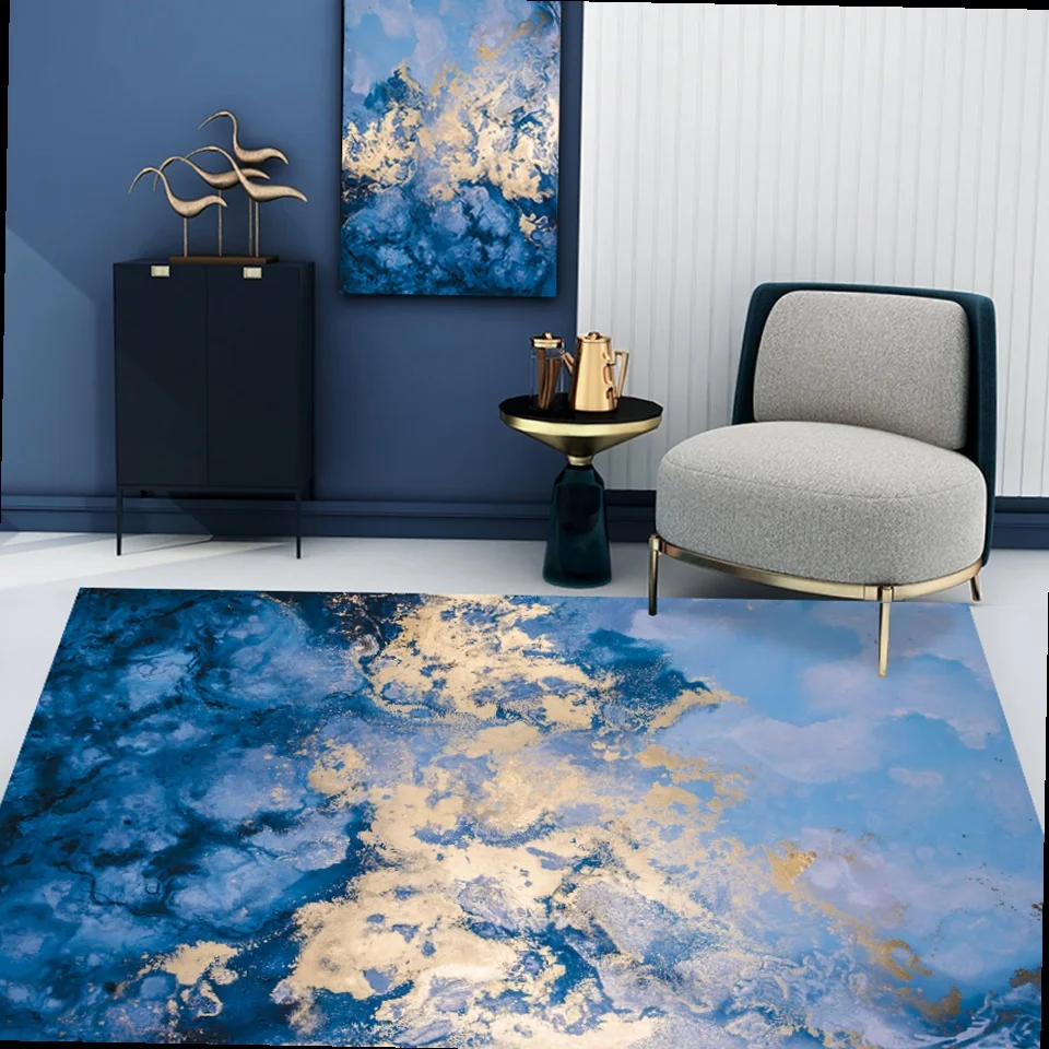Best Abstract Marble Blue Golden Living Room Rug Luxury Nordic Carpets Lounge Large Bedroom Bedside Floor Mat Area Washable Rugs
Best Abstract Marble Blue Golden Living Room Rug Luxury Nordic Carpets Lounge Large Bedroom Bedside Floor Mat Area Washable Rugs