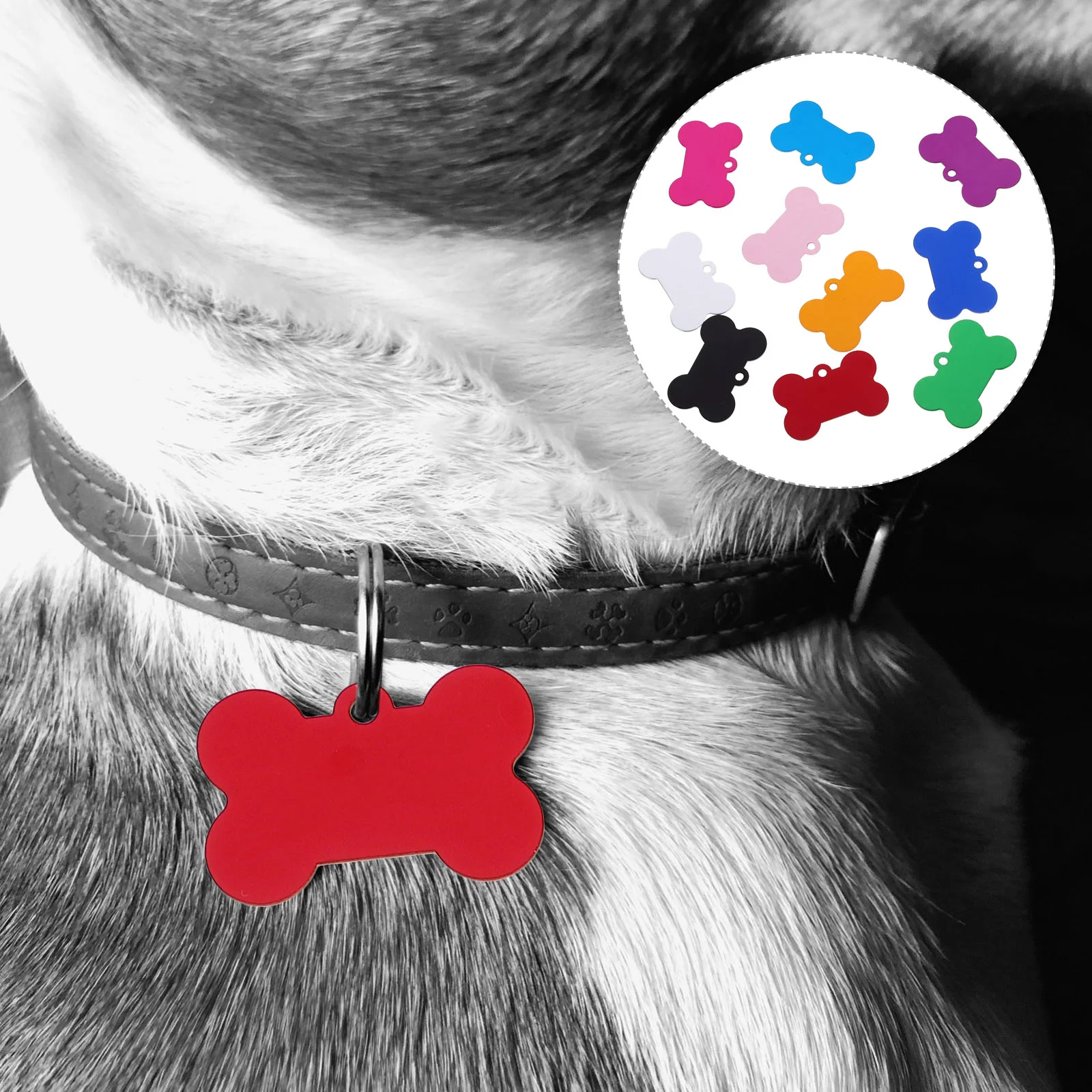 50 Pcs Small Dog Tags Identification Name Engraved Pets Keychain Bone Aluminum Alloy Puppy
50 Pcs Small Dog Tags Identification Name Engraved Pets Keychain Bone Aluminum Alloy Puppy