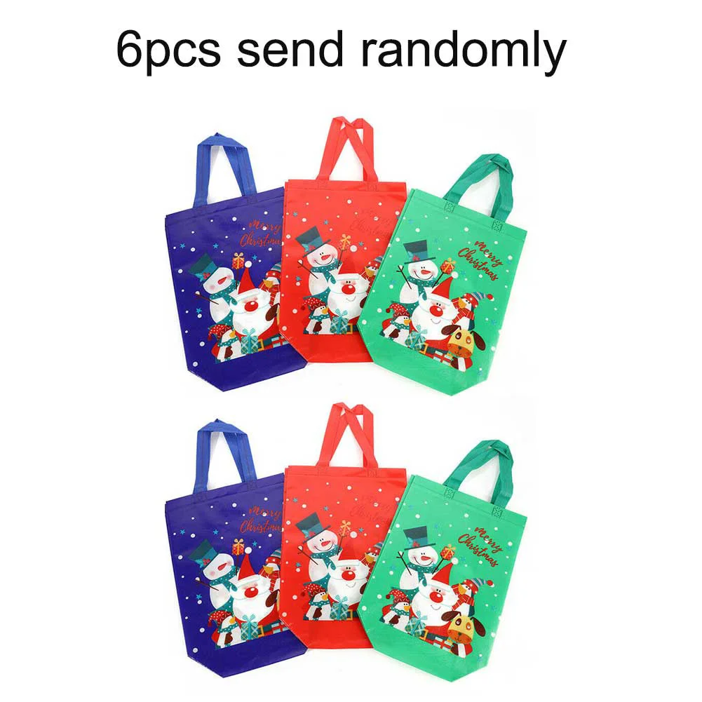 Christmas Decorations Christmas Bags Xmas Tote Bags 26*32*10CM 6/12/24Pcs Grocery Bags Non-woven Fabric Treat Bags
Christmas Decorations Christmas Bags Xmas Tote Bags 26*32*10CM 6/12/24Pcs Grocery Bags Non-woven Fabric Treat Bags
