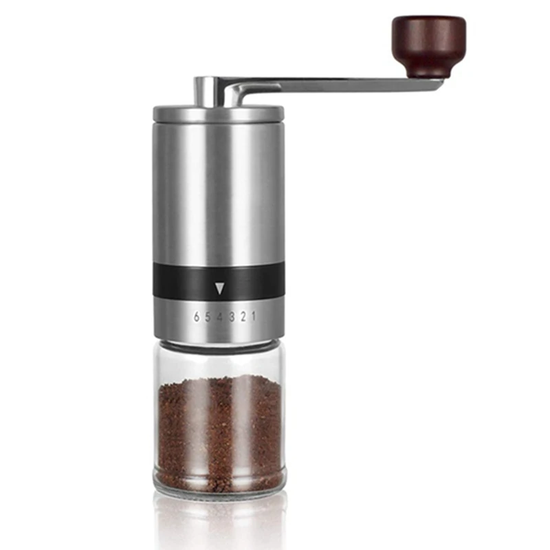 Hand Coffee Grinder With Spoon,Stainless Steel Manual Grinder Machine,Adjustable Handmade Coffee Bean Mill,Kitchen Tools
Hand Coffee Grinder With Spoon,Stainless Steel Manual Grinder Machine,Adjustable Handmade Coffee Bean Mill,Kitchen Tools