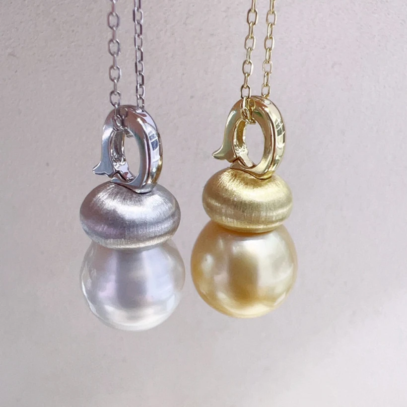 MeiBaPJ 925 Silver DIY Empty Setting 10-11mm Natural Rice Pearl Simple Pendant Necklace Fine Wedding Jewelry for Women
MeiBaPJ 925 Silver DIY Empty Setting 10-11mm Natural Rice Pearl Simple Pendant Necklace Fine Wedding Jewelry for Women