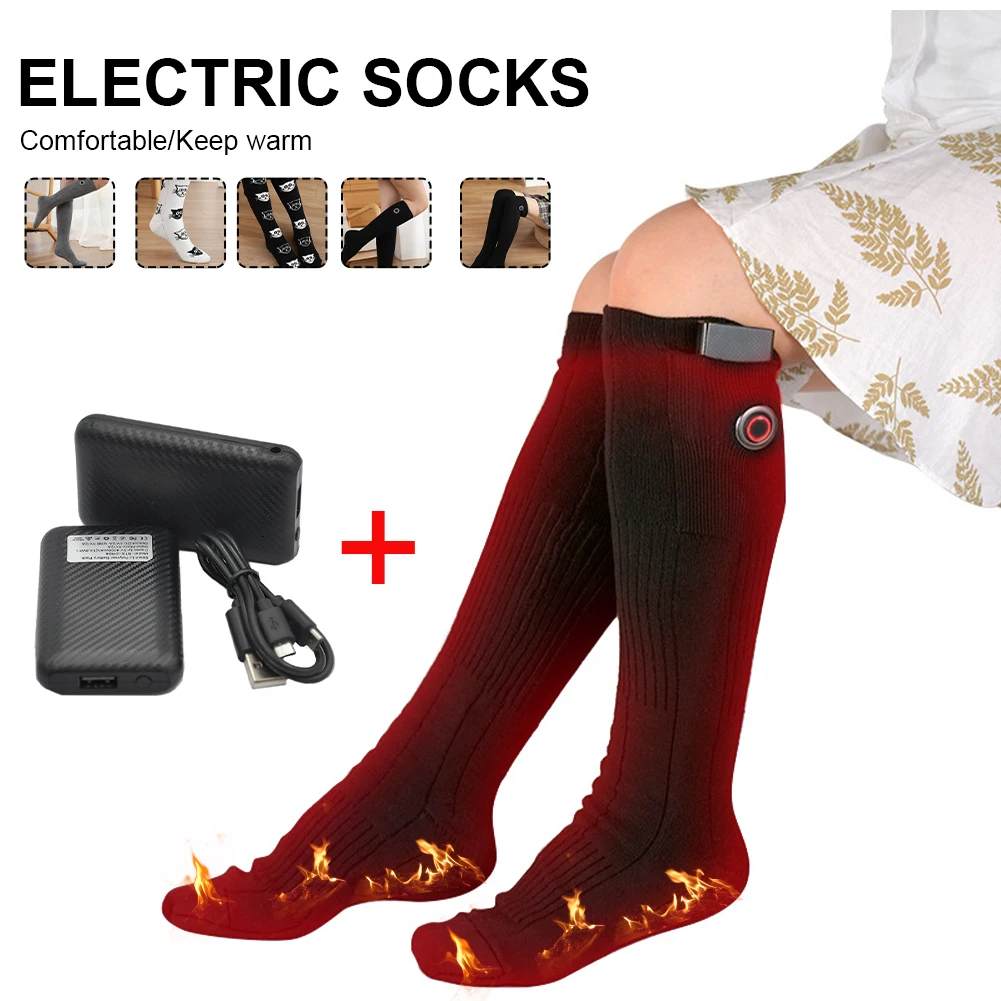 Heated Socks for Men Women Breathable USB Rechargeable Electric Socks Foot Warmer Thermal Socks for Outdoor Activities Hot Sale
Heated Socks for Men Women Breathable USB Rechargeable Electric Socks Foot Warmer Thermal Socks for Outdoor Activities Hot Sale