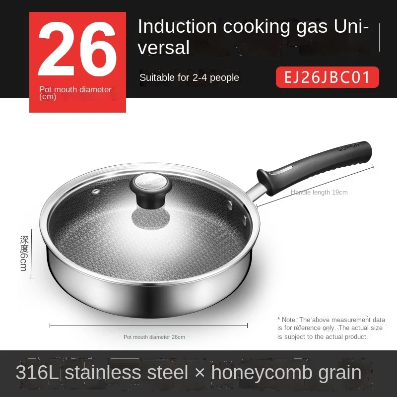 Honeycomb Pattern Non-Stick Deepening Household Kitchen Braising Kitchenware Frying Pan Less Lampblack 
Honeycomb Pattern Non-Stick Deepening Household Kitchen Braising Kitchenware Frying Pan Less Lampblack