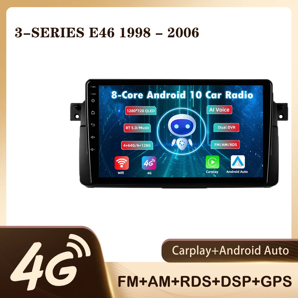 JMANCE For BMW 3-Series 3 Series E46 1998 - 2006 Car Radio Multimedia Video Player Navigation GPS Android No 2din 2 din dvd
JMANCE For BMW 3-Series 3 Series E46 1998 - 2006 Car Radio Multimedia Video Player Navigation GPS Android No 2din 2 din dvd